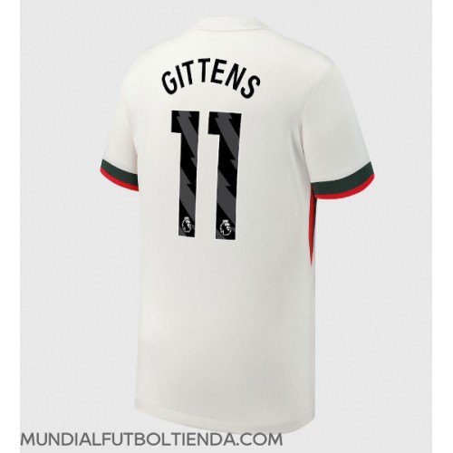 Camiseta Chelsea Jamie Gittens #11 Segunda Equipación Replica 2025-26 mangas cortas